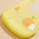 thumbnail image 4 of Silicone Baby Bibs Waterproof Oil Resistance Soft Skin Friendly Adjustable Feeding Bib for Drawing Orange, 4 of 4