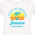 thumbnail image 4 of Inktastic Enjoy The Sunshine Jamaica Summer Paradise Boys or Girls Long Sleeve Baby Bodysuit, 4 of 5