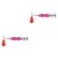 thumbnail image 3 of 2 cebos de pesca con jigging de calamar y anzuelos de pulpo con múltiples agujas Violeta ligera, 3 of 9