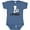 Indigo, variant on Inktastic First Birthday Soccer 1 Year Old Boys or Girls Baby Bodysuit