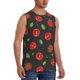 thumbnail image 2 of Fotbe Tomatoes1 Men's Camiseta sin Mangas Estampada para Hombres, Playera Casual para Gimnasio, Entrenamiento, Playa-Small, 2 of 7