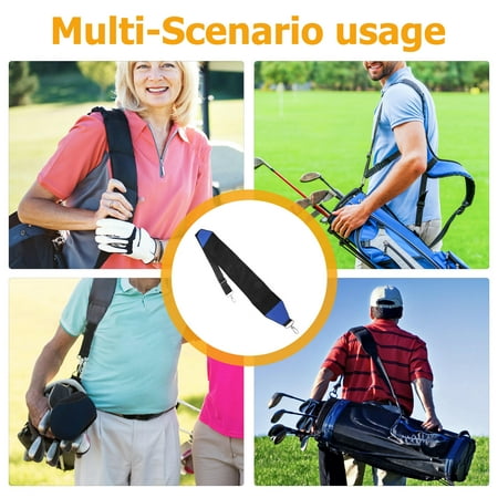 FUTUREORYY 1Pack Heavy Duty Golf Bag Strap with Adjustable Length 120-75cm and Thicken Padding