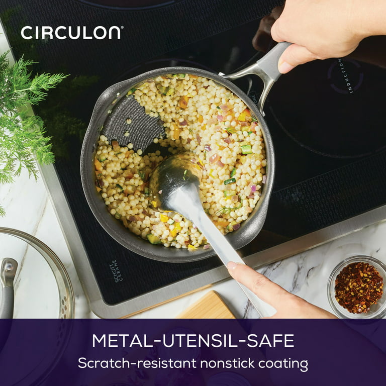 Circulon A1 Series with ScratchDefense Technology Nonstick  Induction Frying Pan/Skillet, 10 Inch, Graphite: Home & Kitchen