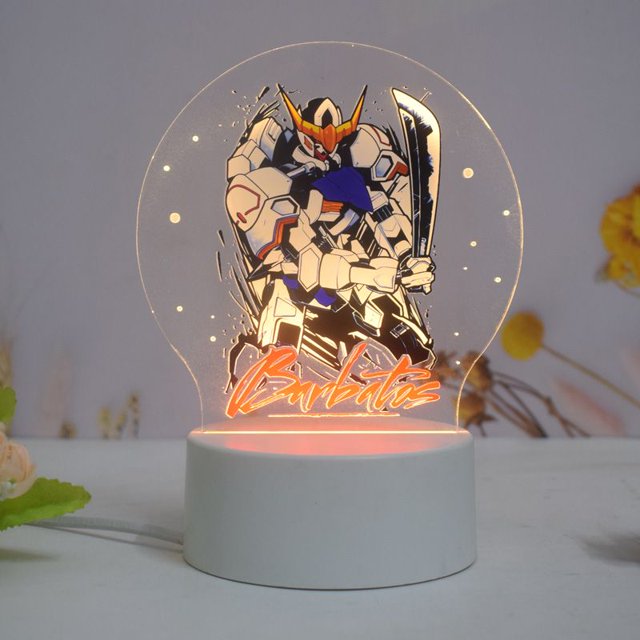 New Gundam Game Anime Peripheral Two-dimensional Light-emitting Night Light Birthday Gift Is The Best Gift for Girls and Boys