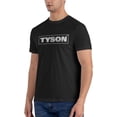 thumbnail image 4 of Mike Music Tyson Men's T-Shirt Short Sleeve Crewneck Shirts Pure Cotton Casual Tees Novelty Shirts Black, 4 of 8