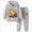Gray, variant on Boys Clothes Long Sleeve Color-blocked Sweatshirt Tops and Pants Winter Outfits Kids Clothes Boys 6-12 Months 12-24 Months 2T 3T 4T 5T 6T 7T 8T 9T Children(Pink,3-4 Years)