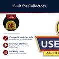 thumbnail image 6 of American Art Decor OK Cars Authorized Dealer LED Plaque Sign - Retro Lighted Wall Decor for Man Cave, Garage, Office & Game Room - Yellow Neon-Style Auto Sign, 6 of 7