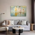 thumbnail image 5 of Abstract Art Modern Decorative Painting Four Women Playing By The Water Framed Canvas Poster Bedroom Decor Sports Landscape Office Room Decor Gift,Frame-style,24x36inch(60x90cm), 5 of 8