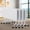 White 47.2in, variant on Folding Conference Room Table with Wheels, Flip Top Training Tables for 6-20 People, Wooden Heavy Duty Meeting Desk for Office