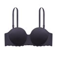 thumbnail image 4 of Sngxgn Women's Comfort Front Close Sport Bra(Black,B/34/75AB), 4 of 4