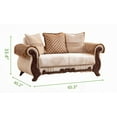 thumbnail image 2 of Modern Simple Chenille 2-Piece Living Room Set 220cm Beige with Storage, 2 of 11