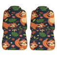 thumbnail image 3 of LAKIMCT Funny Sloth On Tree Car Seat Covers Vehicle Front Seat Covers Universal Fit Seat Protector, 3 of 9