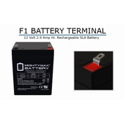 12V 2.9AH F1 SLA Replacement Battery Compatible With Leoch LP12-2.9
