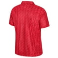 thumbnail image 3 of Men's Colosseum  Scarlet Nebraska Huskers Football Print Polo, 3 of 3
