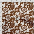 thumbnail image 3 of Soimoi Florals Print, Poly Taffeta Fabric, Decor Sewing Fabric by The Yard 56 Inch Wide, Decorative Fabric for Outdoor Upholstery, Umbrellas and Home Accents, Brown, 3 of 5