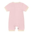 thumbnail image 4 of Sopiago Newborn Infant Baby Boy Clothes Button Romper for Baby Boy Jumpsuit Basic One Piece Outfits (Pink,0-3 Months), 4 of 7