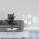 thumbnail image 2 of Figura sujetalibros de mesa, sujetalibros con estantes, estatua, espejo acrílico, adhesivos de pared, calcomanías de peces, adorno de resina. Adecuado, 2 of 8