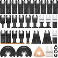 thumbnail image 1 of 34PCS Oscillating Saw Blades Set Durable Oscillating Tool Blade Multifunctional High-Carbon Steel Multitool Blades Kit for Metal Wood Plastic, 1 of 8
