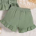 thumbnail image 4 of Toddlers Kids Girls Boys Clothes Cartoon Cotton Summer Short Sleeve T-Shirt Tops Shorts Clothes Sets Cool Short Sets 3T 4T 5T 6T 7T 6-24 Months 9-12 Months, 4 of 5