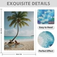 thumbnail image 3 of Diamond Art Kit for Adults, Tropical Beach Palm Chairs Ocean Diamond Painting for Adults Beginners, 5D DIY Diamond Art Painting Kits, Colorful Diamond Painting Craft for Home Decor 12x16, 3 of 7