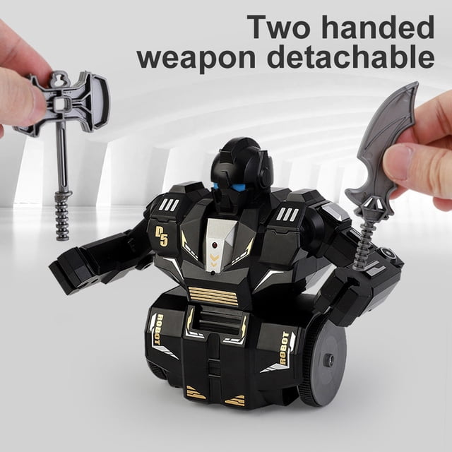 RKSTN Christmas Mechanical Person 2.4G Intelligent Matchmaking Robot Toys Boxing Fighting Spinning Matchmaking Children's Remote Control Toys, Parent-Child Interactive Toys, Party Toys