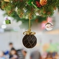 thumbnail image 5 of CuiLiyq Black Christmas Tree Ornament, Foam Sparkling Christmas Ornament Ball, For Home Holiday Wedding Party Decoration, 5 of 7