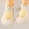 thumbnail image 4 of EnJoCho Toddlers Girls Mid Calf Length Socks 1 Pair Sock Shoes Baby Boys Girls Slippers Shoes First Walking Shoes Small Kids Soft Cute Casual Socks School Home Indoor&Outdoor Wear, 4 of 4