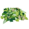 thumbnail image 3 of Hojas artificiales, 200 piezas de hojas verdes artificiales, hojas verdes de simulación, hojas falsas, ultra sensibles, 3 of 14