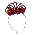 thumbnail image 1 of Vintage Mujeres Rose Hair Hoop Diadema Novia Banquet Accesorio Para El Cabello Hugo Diadema de banquete para mujer, 1 of 9