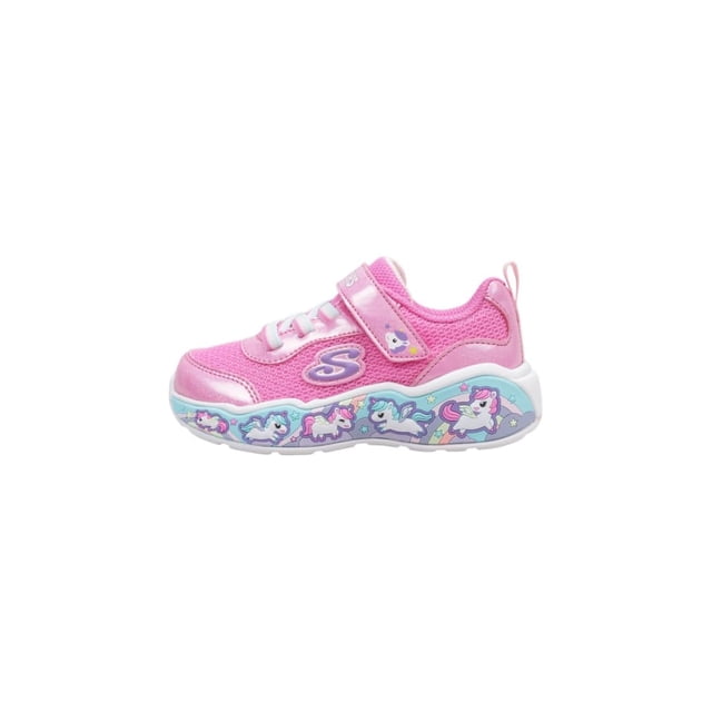 Zapatillas Skechers Play Scene-Fun Squad para Niñas, Rosa, Talla 7