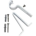 thumbnail image 3 of Urbanest Adjustable Rod Bracket, up to 1 1/8" Rod, Glossy White, Set of 2, 3 of 5