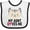 White and Black, variant on Inktastic My Aunt Loves Me Niece Cat Girls Baby Bib