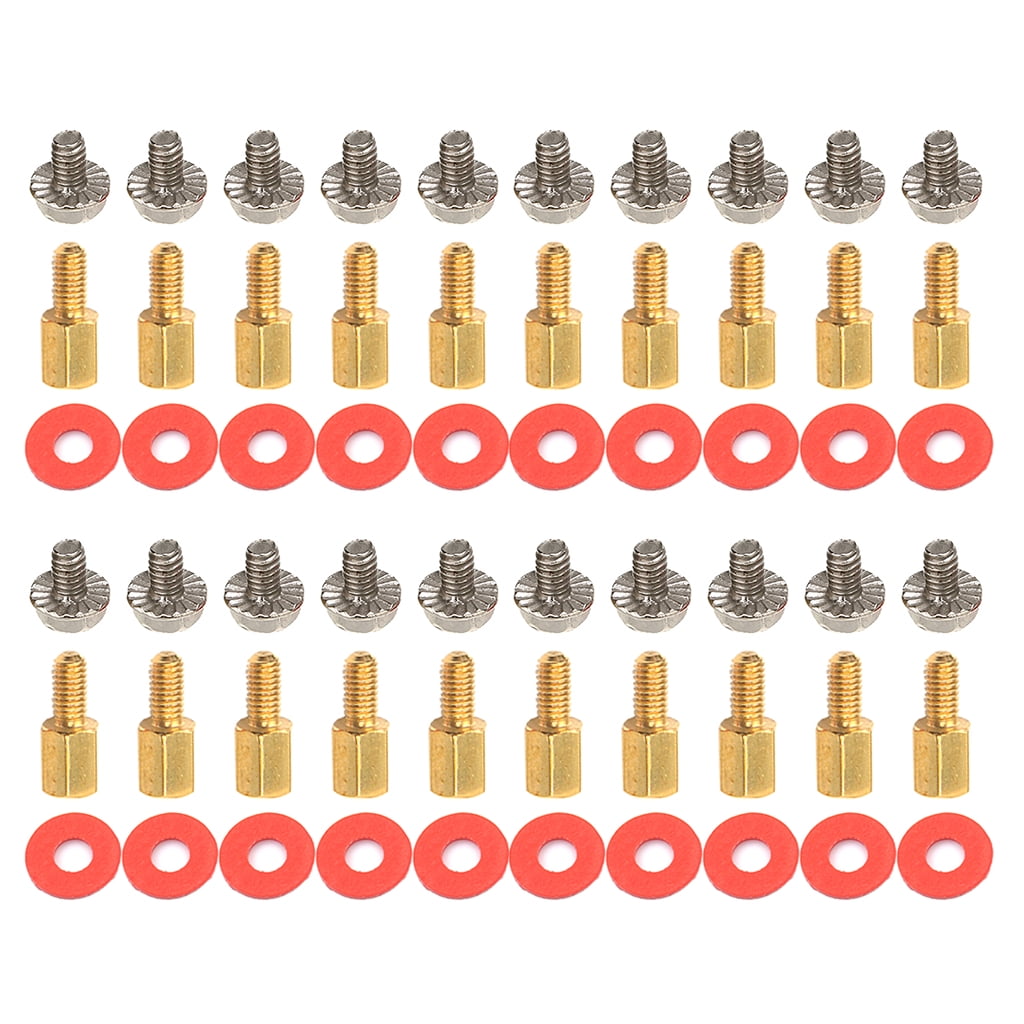 Motherboard Mounting Screw Set Copper Pillar + M3 Screws + Insulating