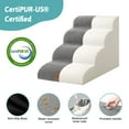 thumbnail image 3 of PetSafe Curved Dog Stairs – Foam Ramp for Small Pets, Non-Slip Ladder for Bed & Sofa with Waterproof Cover, 3 of 5