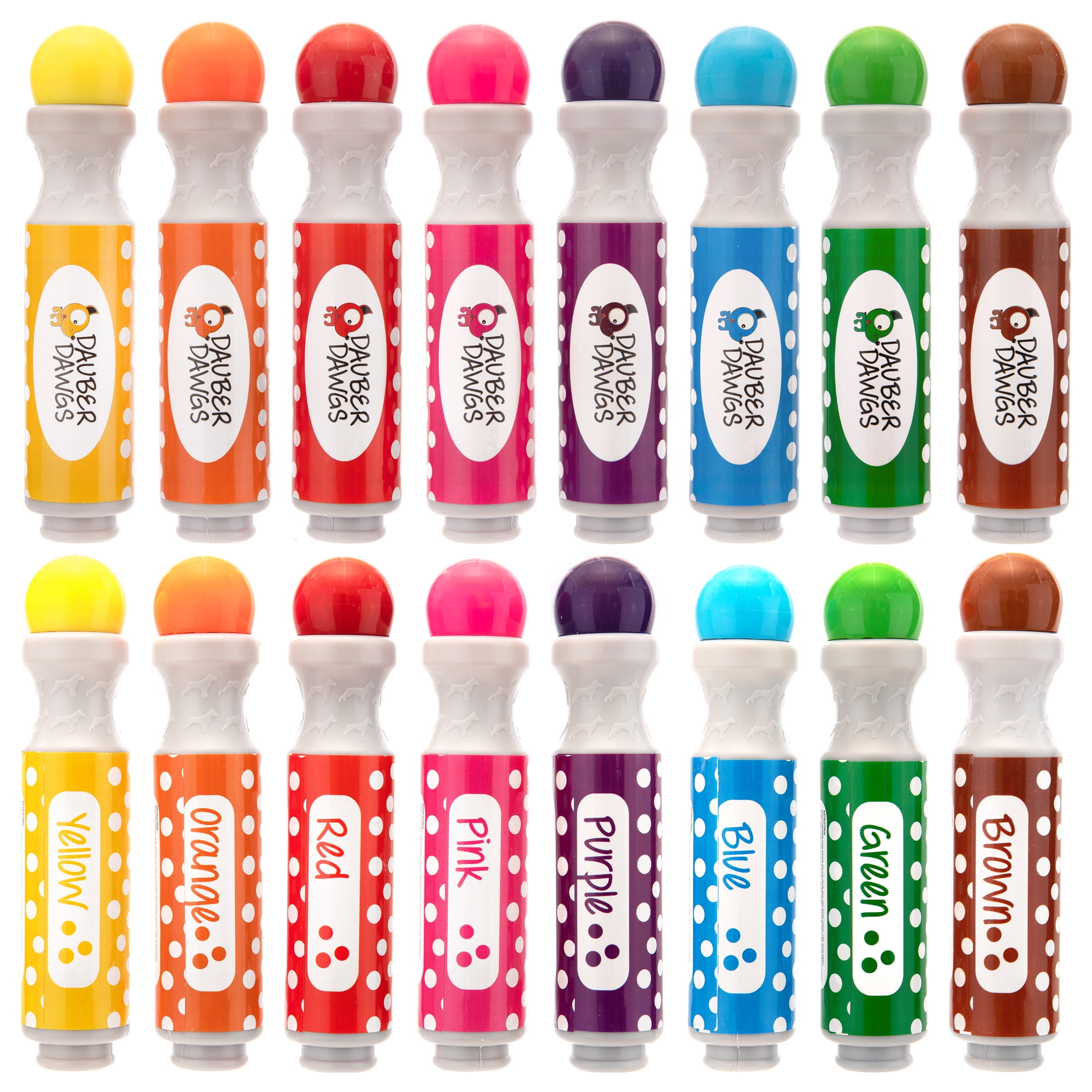 Ohuhu Washable Dot Markers for Toddler 8 Colors Bingo Daubers 40