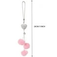 thumbnail image 2 of Car Hanging Accessories,Happon 1 Pack Bling Car Accessories Interior for Women,Car Rear View Mirror Pendant, Bling Car Accessories for Women Girls (Pink), 2 of 7