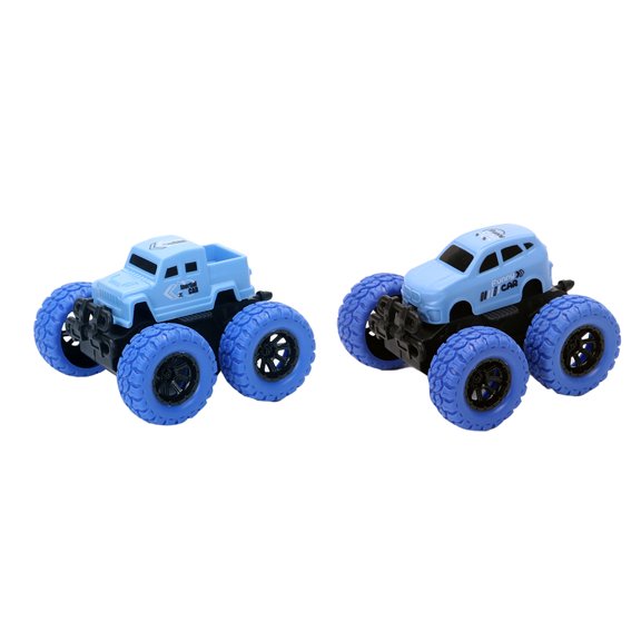 SHELLTON Inertial Vehicle Off-road Climbing Cars Toys - 2pack Mini Car Toy Inertial Vehicles With Big Tires