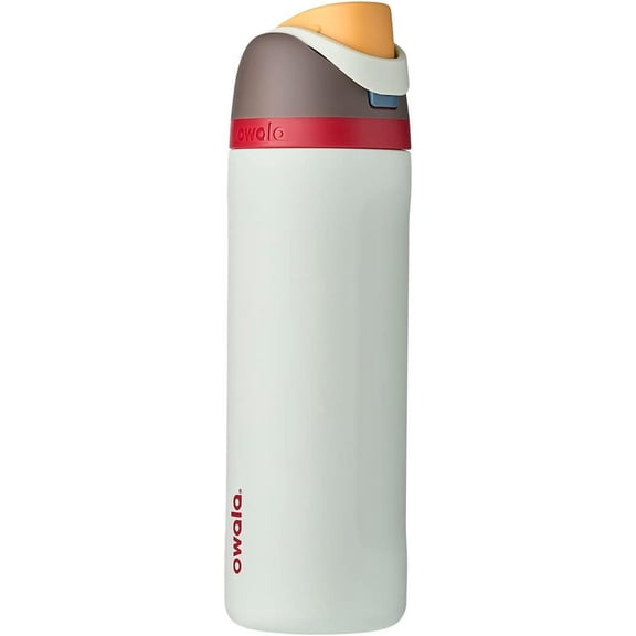 Owala FreeSip: Botella de acero inoxidable aislada con popote, 24 oz (700ml)