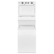 Whirlpool 3.5 Cu. Ft. Stacked Electric Laundry Center with 9 Wash Cycles and AutoDry System, White