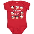 thumbnail image 3 of Inktastic Welcome to the Herd with Cute Black and White Holstein Cows Boys or Girls Baby Bodysuit, 3 of 5