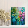 thumbnail image 2 of Abstract Watercolor Botanical Circles Canvas Print, Suitable for Living Room, Bedroom, Office, Entryway Decor, 2 of 8