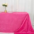 thumbnail image 2 of Efavormart 90" X 156" - Fuchsia Accordion Crinkle Taffeta Rectangular Table Cover - Perfect for Wedding Ceremonies, Parties, Upscale Occasions, Birthday Celebrations, and Any Special Event, 2 of 11