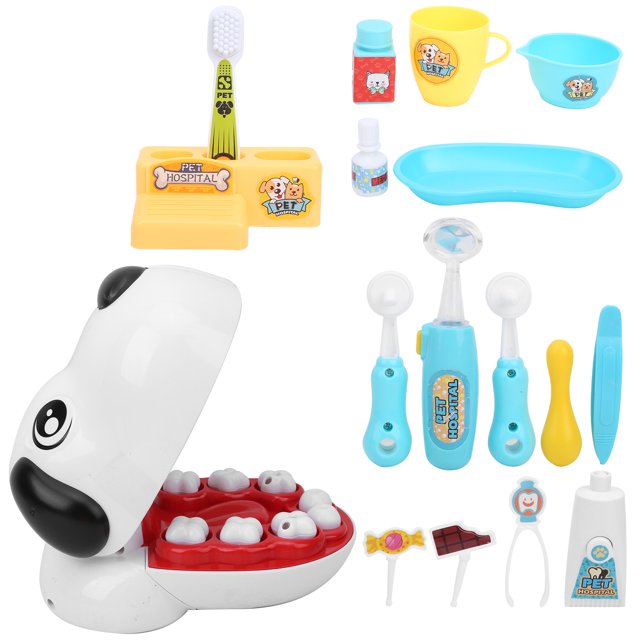 Pet Doctor Kit Pet Doctor Toy Pet Doctor Role Playing Set Children Pet Doctor Kit Doctor Role Playing Toy Pet Doctor Kit Pretend Play Pet Care Doctor Role Playing Set For Children