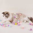 thumbnail image 4 of Cat Toy Balls With 80Pcs Pompom Ball 1 Launcher Interactive Cat Balls Active Cat Exercise Toys For Indoor Cats, 4 of 9