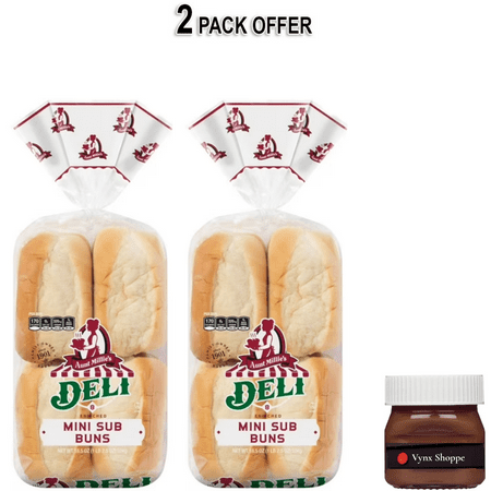 Aunt Millie's Deli Mini Sub Buns, 8 Count, 18.5 oz