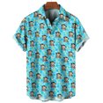 thumbnail image 5 of Camisas casuales para hombre, camisetas con gráficos de mono de anime para hombre, ropa, camisetas de gran tamaño, camisetas de manga corta estilo kawaii harajuku, ropa de calle 2024, 5 of 5