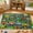 C, variant on Car Rug Play Mat for Kids, Road Traffic Town City Playmat with Non-Slip Bottom, Machine Washable Race Track Carpet for Bedroom Learning