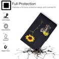 thumbnail image 2 of Allytech Flip Case for Galaxy Tab A7 Lite 2021(Model: SM-T220/SM-T225), Premium PU Leather Multi-Angle Viewing Stand Wallet Case for Samsung Galaxy Tab A7 Lite 8.4" T220 2021, Sunflower Elephant, 2 of 7