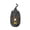 12inch, variant on Halloween Black Woven Rattan Pumpkin Lantern with LED Candle, 12" Spooky Jack-O’-Lantern Tabletop Decor,Indoor Outdoor Halloween Thanksgiving Decor Porch (Batteries Not Included)