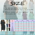 thumbnail image 3 of OSOLU Dresses Solid Color Women Summer Casual Short Sleeve O-Neck Swing Dress Casual Flowy Tiered Maxi Beach Dress With Pockets Relaxed Fit Sundress Wedding Guest Dress, 3 of 5